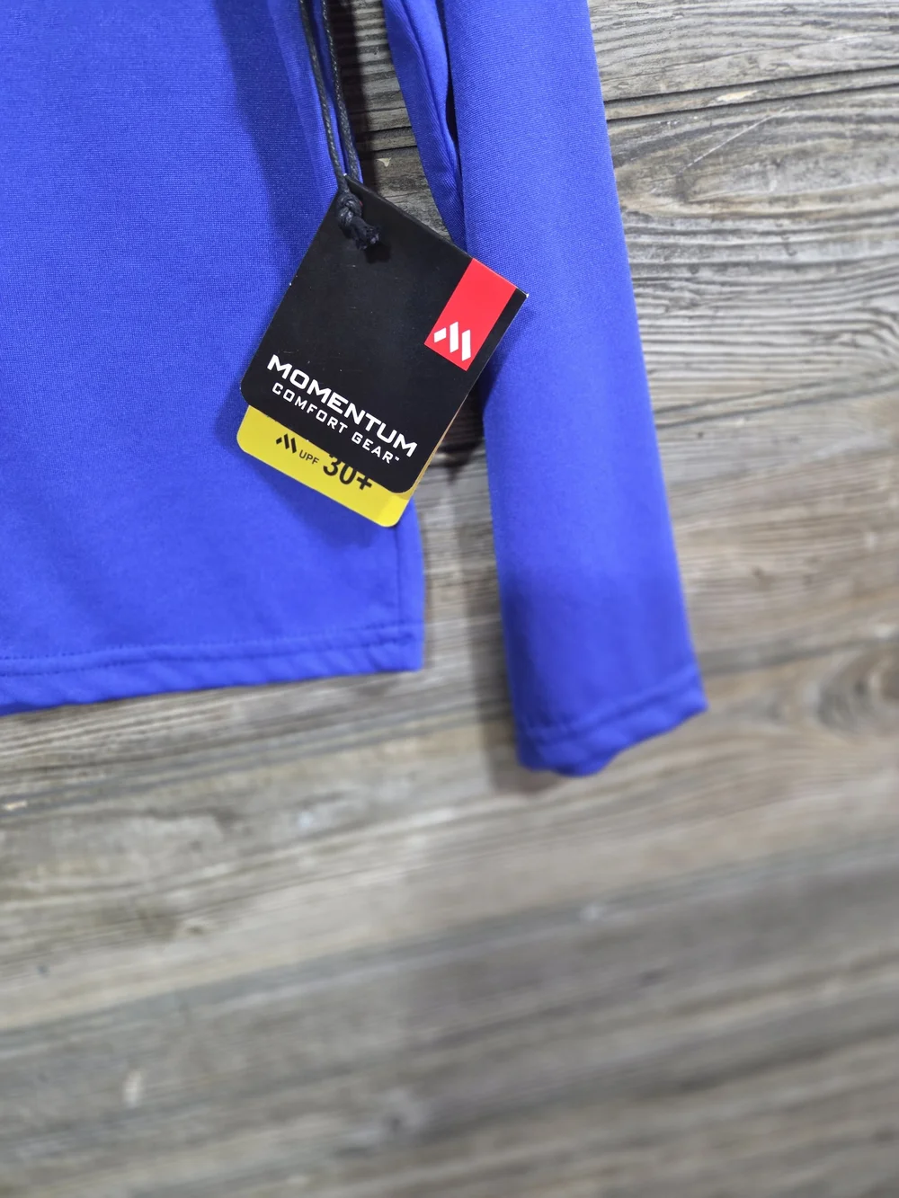 NWT Boy's XL UPF 30+ Performance Hooded Sun Shirt Blue Moisture Wicking